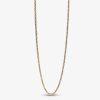 Sleek 10K Gold Box Chain Necklace – 1mm Width, for Timeless Elegance - Thumbnail Image 3
