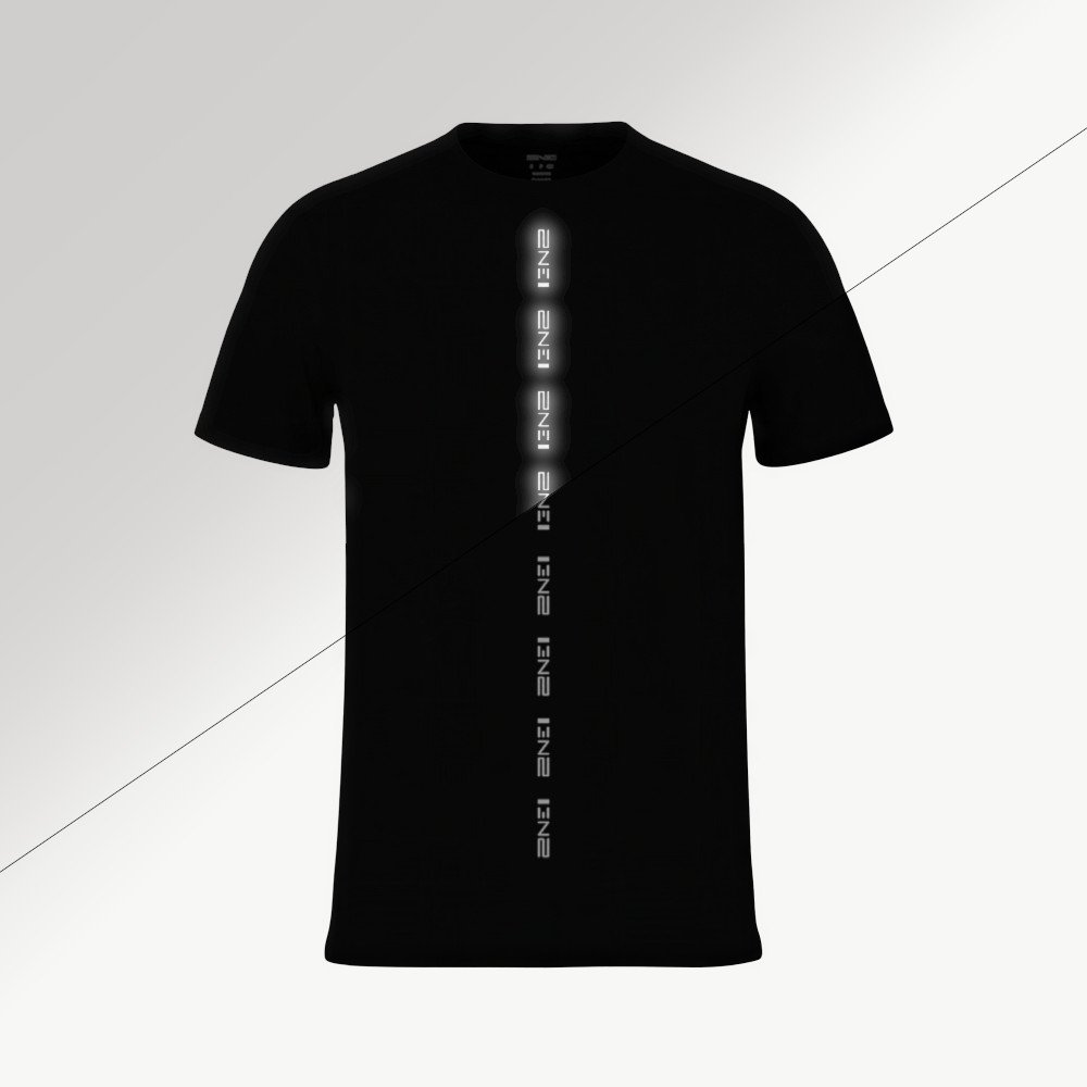 2NE1 Vertical Signature  T-Shirt 100% Cotton - Black Edition - Image 5